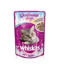 Whiskas для кошек Бефстроганов с говядиной 85гр
